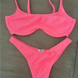 Vibrant Pink Bikini Set